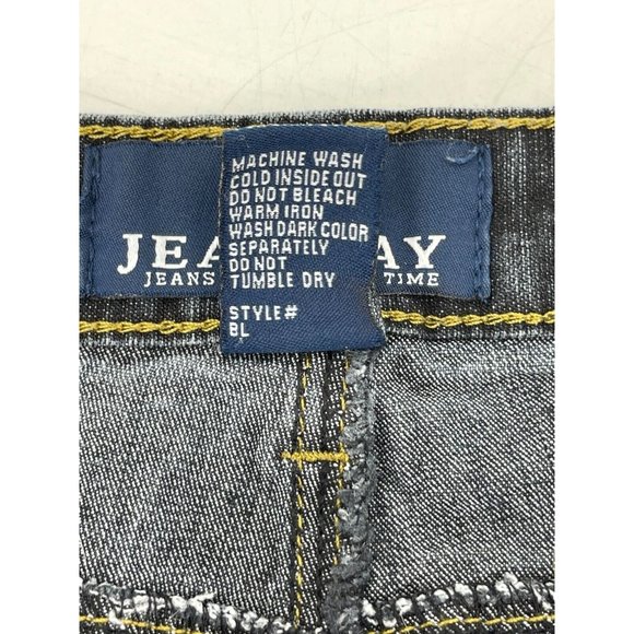 Jean Bay Women's Bootcut Denim Jeans Mid Rise Medium Wash Embroidered Size 6P - Picture 8 of 12